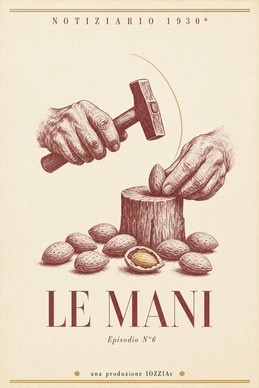 Cartel de época del episodio 6: Le Mani