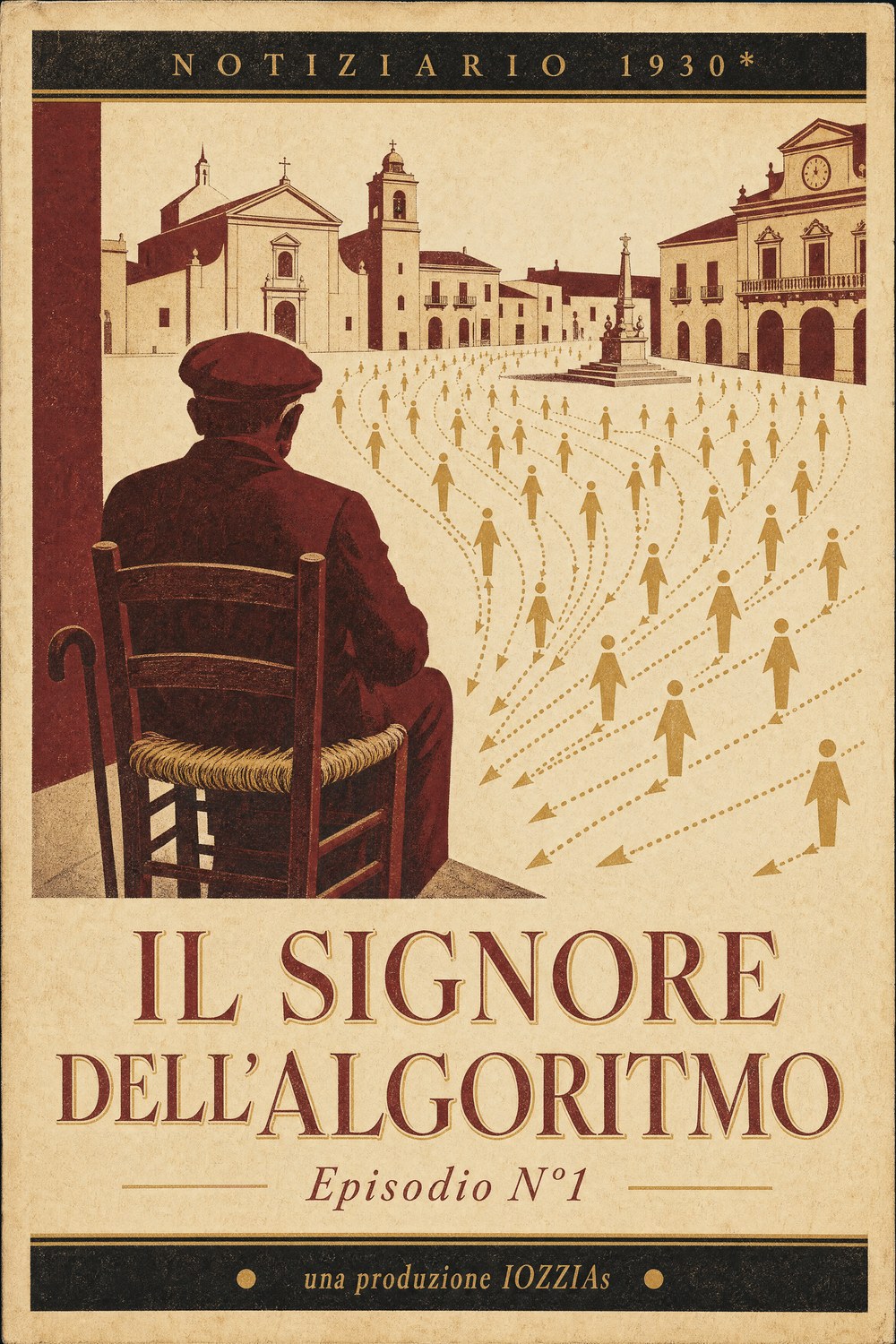 Cartel de época del episodio 1: Il Signore dell'Algoritmo