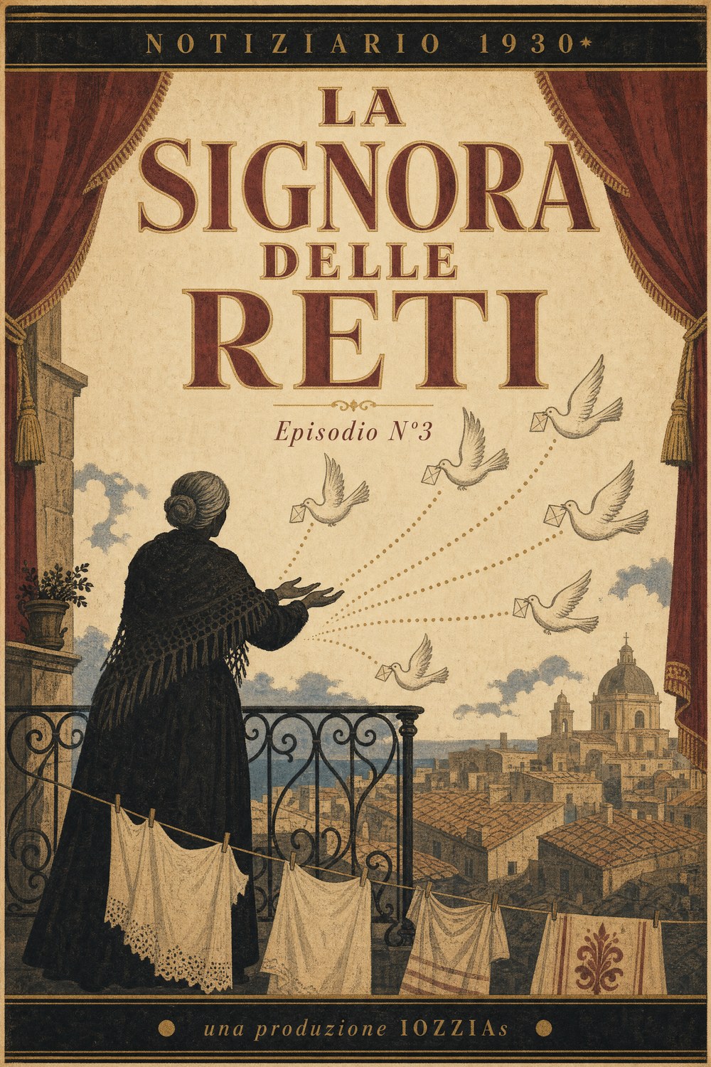 Cartel de época del episodio 3: La Signora delle Reti